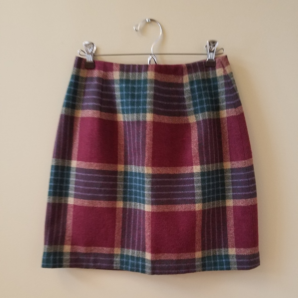 Plaid Mini Skirt